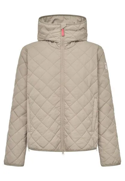 derbe derbe Steppjacke „Quiltby Short“, Cobblestone, – Produktbild 2 von 4