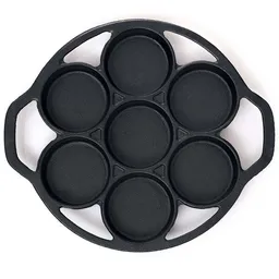 BBQ Nerd BBQ Nerd 6er Muffinbackform aus Gusseisen | Cupcake Pan für Grill – Produktbild 1 von 1