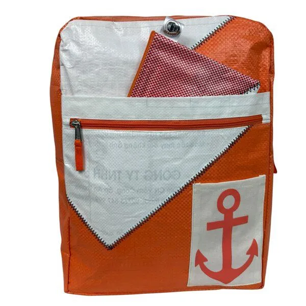 Beadbags Beadbags Block Segelrucksack, Orange, – Produktbild 4 von 4