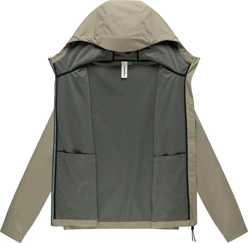 ragwear ragwear Softshelljacke Shellwie Bonded wasserdichte Herren Übergangsjacke mit Kapuze, Grün, – Produktbild 1 von 5