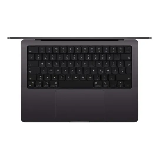 Apple Apple MacBook Pro 2024 14" M4 10-Core CPU | 10-Core GPU 512 GB SSD 24 GB space schwarz, Space schwarz, – Produktbild 2 von 3