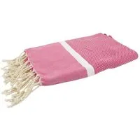 Just Be Just Be Hamamtuch / Strandtuch Chevron, Fuchsia, – Produktbild 1 von 1