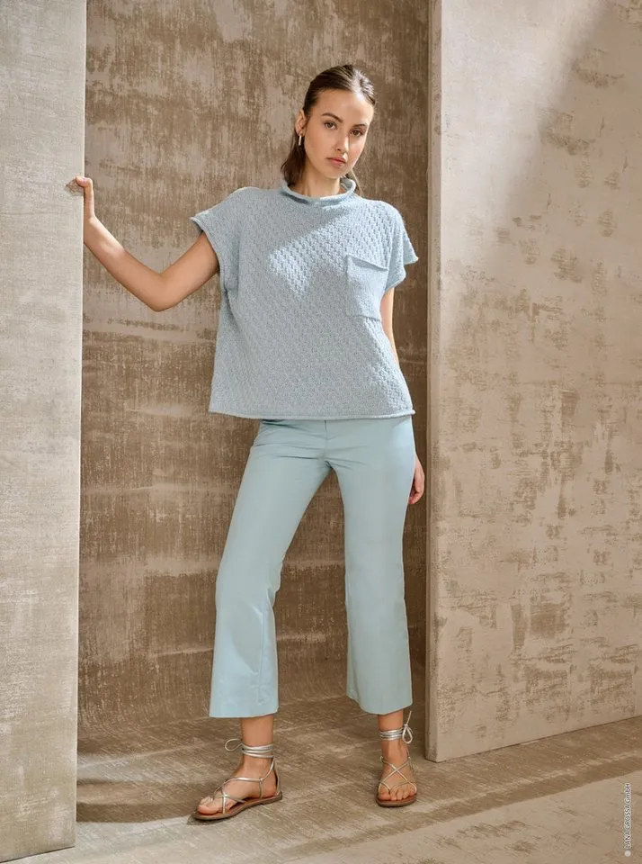 Lana Grossa Lana Grossa TENCELLINO Sommergarn aus Leinen und Tencel mit edlem Glanz Häkelwolle, 125 m (Klassisch verzirntes Garn, mattes Leinen & seidigem Tencel), 50 g, Rot, – Produktbild 5 von 5