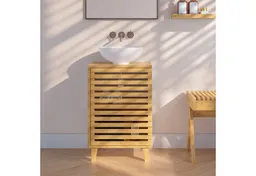 en.casa Waschbeckenunterschrank »Iveland« Unterschrank 60x40x30cm Bambus – Produktbild 1 von 1
