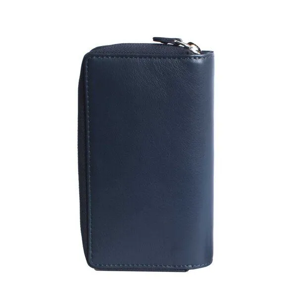 Vargu Vargu Echtleder Geldbörse SABA 1-A mono, Navy, – Produktbild 4 von 4