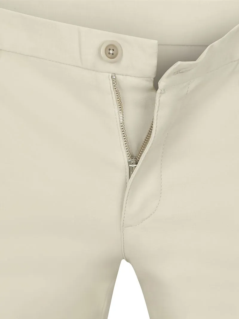 Alberto Alberto Rob Stretch Chino Off White - Größe W 34 - L 34, Weiß, – Produktbild 3 von 4