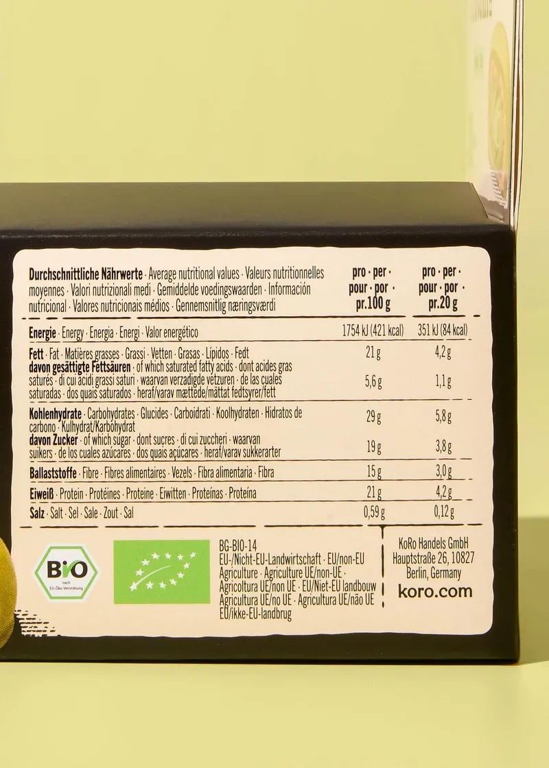 KoRo Bio Protein Duo Matcha Choc | 12 x 2 x 20 g – Produktbild 4 von 4