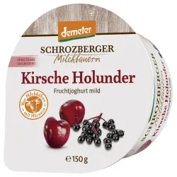 Schrozberger Milchbauern Schrozberger Milchbauern Joghurt mit Kirsche & Holunder – Produktbild 1 von 1