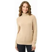 ORGANICATION ORGANICATION Rollkragenpullover aus Bio-Baumwolle, Beige, – Produktbild 1 von 1