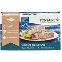 Fontaine Weißer Thunfisch in Sonnenblumenöl (Auslaufartikel) – Produktbild 1 von 1