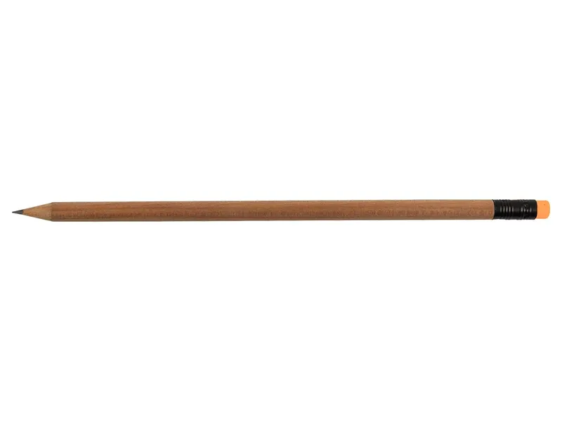 FSC-zertifizierter Bleistift 'Lightside' natur/hellorange – Produktbild 1 von 1