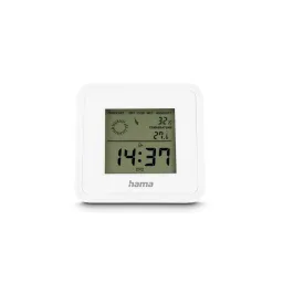 Hama Hama Thermometer und Hygrometer "Borneo", digital, für innen, Weiß – Produktbild 1 von 1