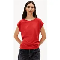 ARMEDANGELS ARMEDANGELS JILAANA Damen T-Shirt aus TENCEL Lyocell Mix, Coral blush, – Produktbild 1 von 1