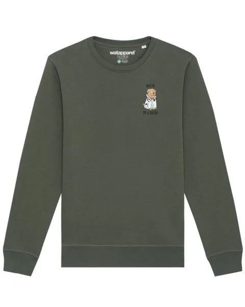 watapparel watapparel Sweatshirt Unisex Dogtor, Khaki, – Produktbild 1 von 3