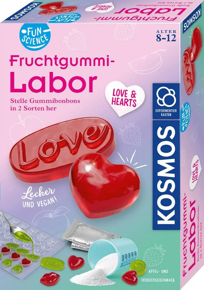 Kosmos Kosmos Experimentierkasten Fun Science Fruchtgummi Labor Love & Hearts – Produktbild 2 von 5