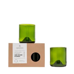 Originalhome Originalhome Recycelten Trinkgläser S, S/2 – grünes Geschenk, fair gefertigt & spülmaschinenfest. – Produktbild 1 von 1