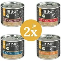 Liebesgut Tiernahrung Liebesgut Tiernahrung Probierpaket Katze Adult 8 x 200 g – Produktbild 1 von 1