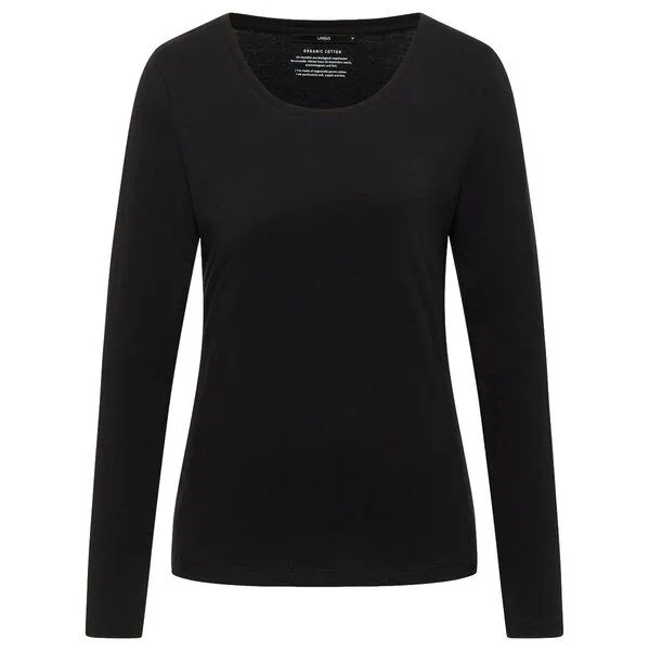 LANIUS LANIUS Basic-Langarmshirt, Black, – Produktbild 1 von 4