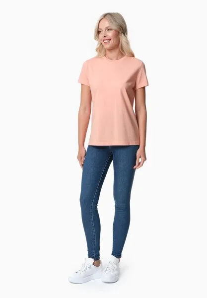 ORGANICATION ORGANICATION TENNUR | Basic T-Shirt aus Bio-Baumwolle, Peach, – Produktbild 2 von 4