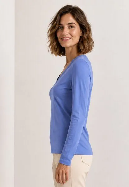 LANA Organic LANA Organic Bio Baumwollshirt, Modell Conny, Persian jewel, – Produktbild 3 von 4
