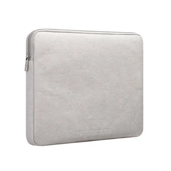 Woodcessories Woodcessories Laptop Tasche aus Kraftpapier, Grau, – Produktbild 2 von 4