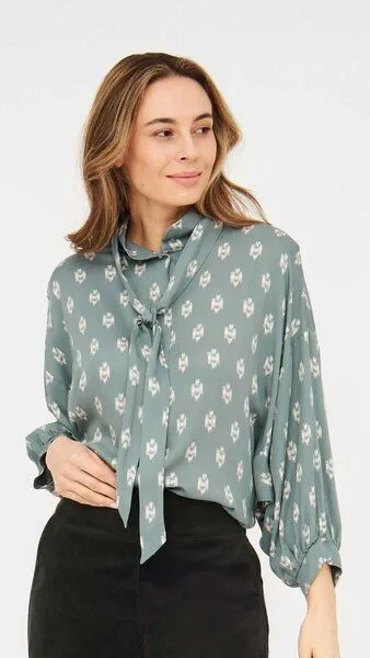 WiDDA berlin WiDDA berlin Statementbluse MAVIS aus ECOVERO, Inka, – Produktbild 1 von 3
