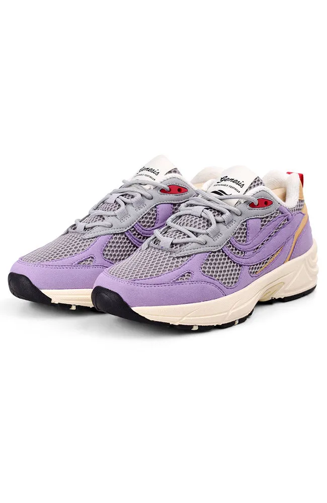 Genesis Genesis Damen vegan Sneaker G-Eco 99 Multi Lavendel/Beige/Grau, Beige, – Produktbild 1 von 2
