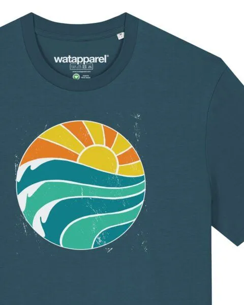 watapparel watapparel T-Shirt Unisex Summer Sun, Stargazer, – Produktbild 3 von 3