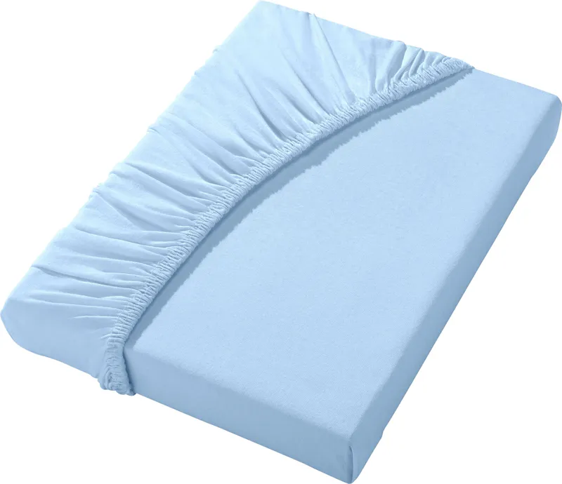 wäschepur Betttuch hellblau, Hellblau, – Produktbild 3 von 3