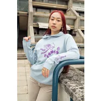 Plant Faced Clothing Plant Faced Clothing Damen vegan Hoodie Heavenly Sky Blue – Produktbild 1 von 1