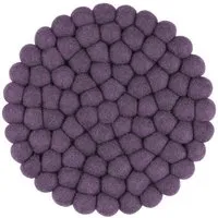 myfelt myfelt Filzkugel Topfuntersetzer (⌀ 20 cm), Violett (frida), – Produktbild 1 von 1
