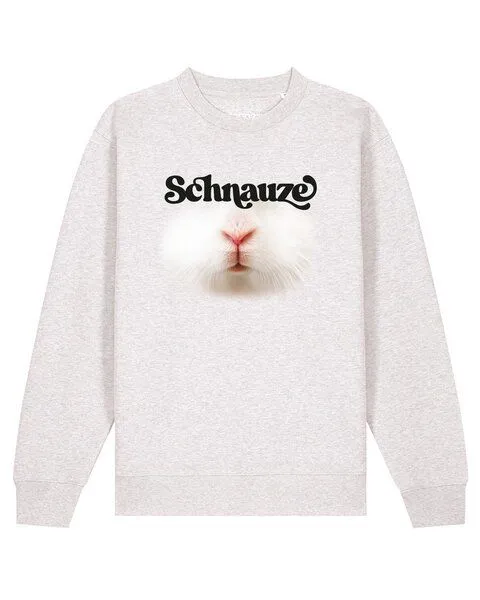 watapparel watapparel Sweatshirt Unisex Schnauze, Cool heather grey, – Produktbild 1 von 2