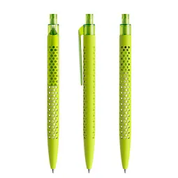 prodir prodir® Druckkugelschreiber QS40 Soft Touch PRT Push, blaue Mine, gelbgrün – Produktbild 1 von 1