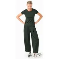 ORGANICATION ORGANICATION PEENY | Weit geschnittene Hose aus recyceltem Polyamid, Amazonas green, – Produktbild 1 von 1