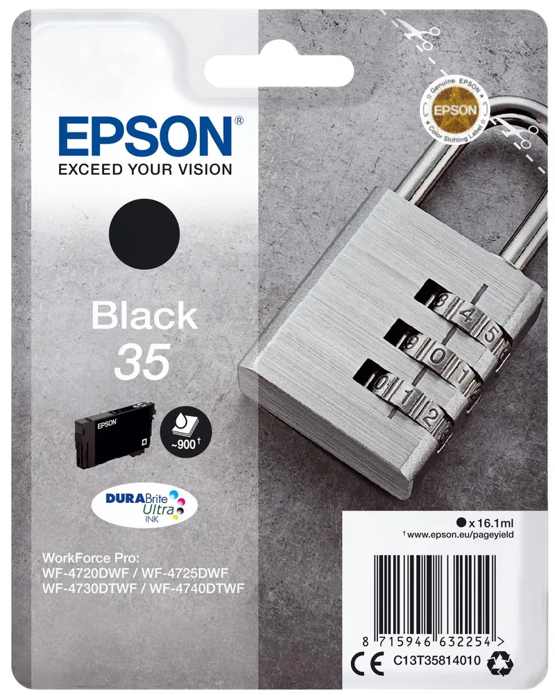 Epson Epson Tintenpatrone T3581/ 35 schwarz – Produktbild 1 von 3