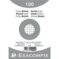Exacompta Exacompta Karteikarte DIN A6 kariert – Produktbild 2 von 2