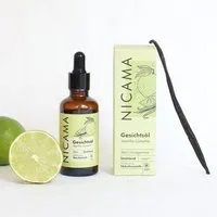 NICAMA NICAMA Gesichtsöl Vanille-Limette - Tiefenpflege mit Mandel- und Sesamöl - bio & vegan – Produktbild 1 von 1