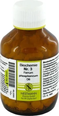 Nestmann Pharma BIOCHEMIE 3 Ferrum phosphoricum D 6 Tabletten 400 St Tabletten – Produktbild 1 von 1