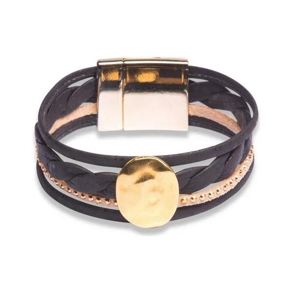 Kork-Deko Kork-Deko Elegantes Armband aus Naturkork mit stilvollem Design – vegan & handgefertigt – Produktbild 2 von 2