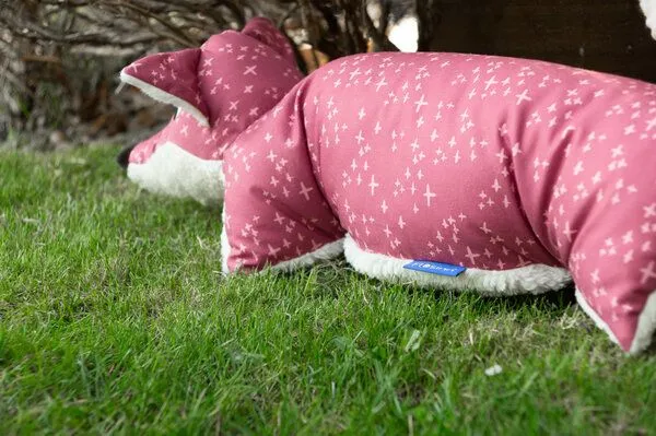 Flosinn Flosinn Kuschelkissen Fuchs Rot als Reisekissen mit Teddyplüsch aus Baumwolle – Produktbild 4 von 4