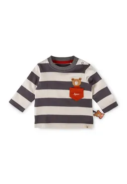 sigikid sigikid Langarmshirt Winterbär für Babys Jungen (1-tlg) – Produktbild 1 von 1