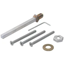 HOPPE Hoppe ZT-Bef-Set, WE.stift, mit Rolle, VK8, 62-67, SST, SI-Wechselgrt, durchgeb.Türen, verz. – Produktbild 1 von 1