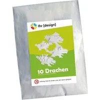 Bastelbogen 'Drachen' inkl. individuellem Etikett – Produktbild 1 von 1