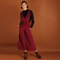 ManduTrap ManduTrap Jumpsuit, Latzhose Clara aus einem Bio- Baumwollcord in berry – Produktbild 1 von 1