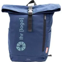 Recycle Bags Rucksack 'Rolltop Backpack' aus recycelten PET-Flaschen, marine – Produktbild 1 von 1