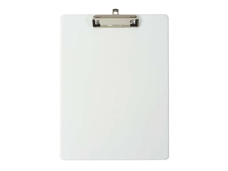Exacompta 10 Exacompta Klemmbretter mit Hülle, DIN A4, Metallclip, weiß – Produktbild 1 von 1
