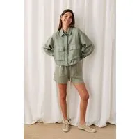 TWOTHIRDS TWOTHIRDS Jacke Vegan "Hiengabat" aus 100% Leinen – Produktbild 1 von 1