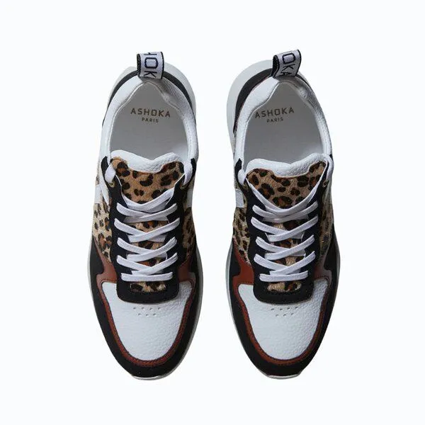 Ashoka Paris Ashoka Paris Lewis Running-Sneaker Leopard, Biobasiert & Recycelt – Produktbild 4 von 5