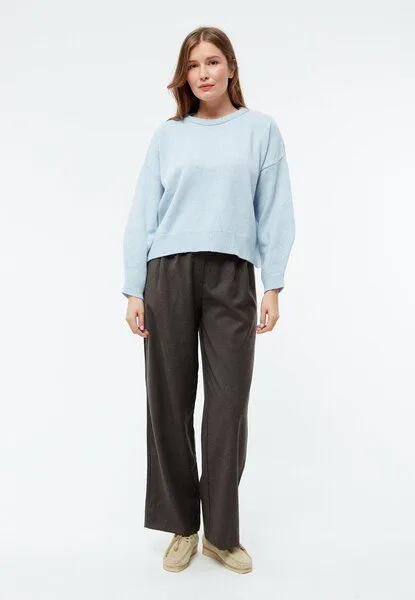 Givn Berlin Givn Berlin Cropped Strickpullover GBJELLA aus recyceltem Wollgemisch, Light blue, – Produktbild 2 von 4