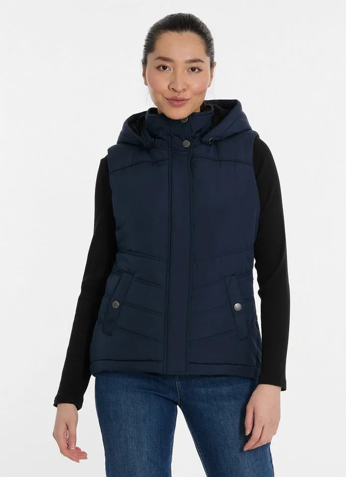 ragwear ragwear Steppweste HESTY hüftlange Passform, mit Stehkragen, aus Polyester, Blau, – Produktbild 1 von 1